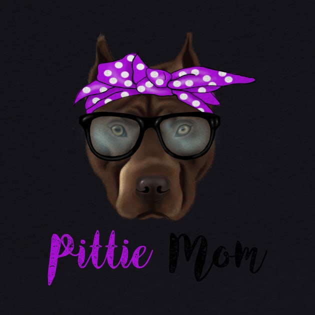 Pittie Mom, Pitbull Lover by dukito